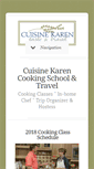 Mobile Screenshot of cuisinekaren.com